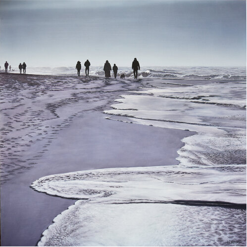 Syltimpression No. 29 - Neujahrsspaziergang by Jean-Pierre Kunkel, Painting for Sale on Singulart