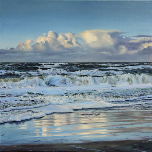 Syltimpression No. 17 - Strand van Jean-Pierre Kunkel, Schilderij te koop op Singulart