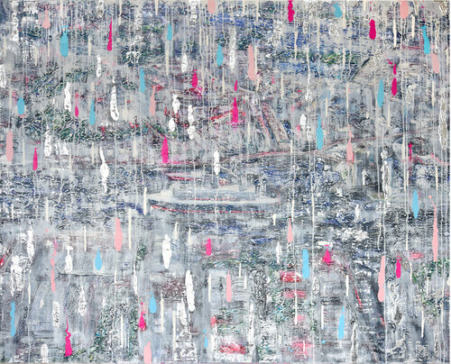 Ohne Titel No. 26 van Jean-Pierre Kunkel, Schilderij te koop op Singulart