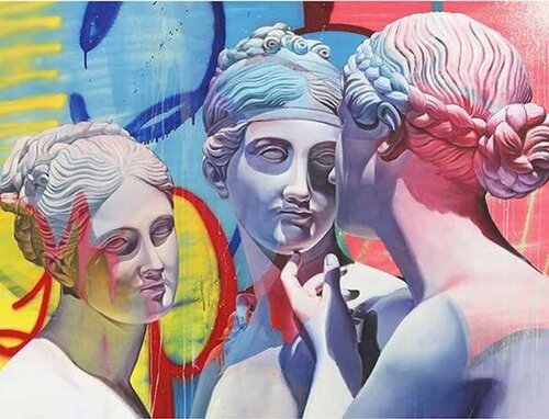 Orphic Hymn to the Three Graces von PichiAvo, Druck kaufen auf Singulart