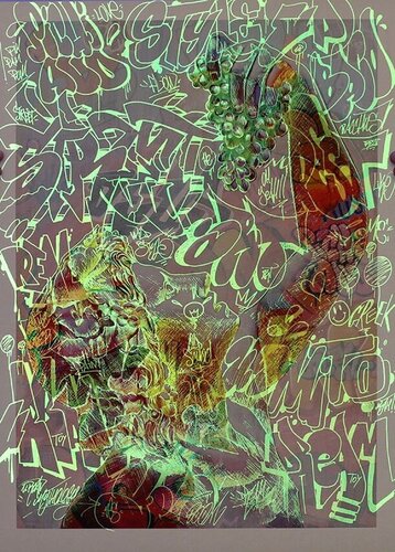Young Bacchus Lefkos by PichiAvo, 인쇄 for Sale on Singulart