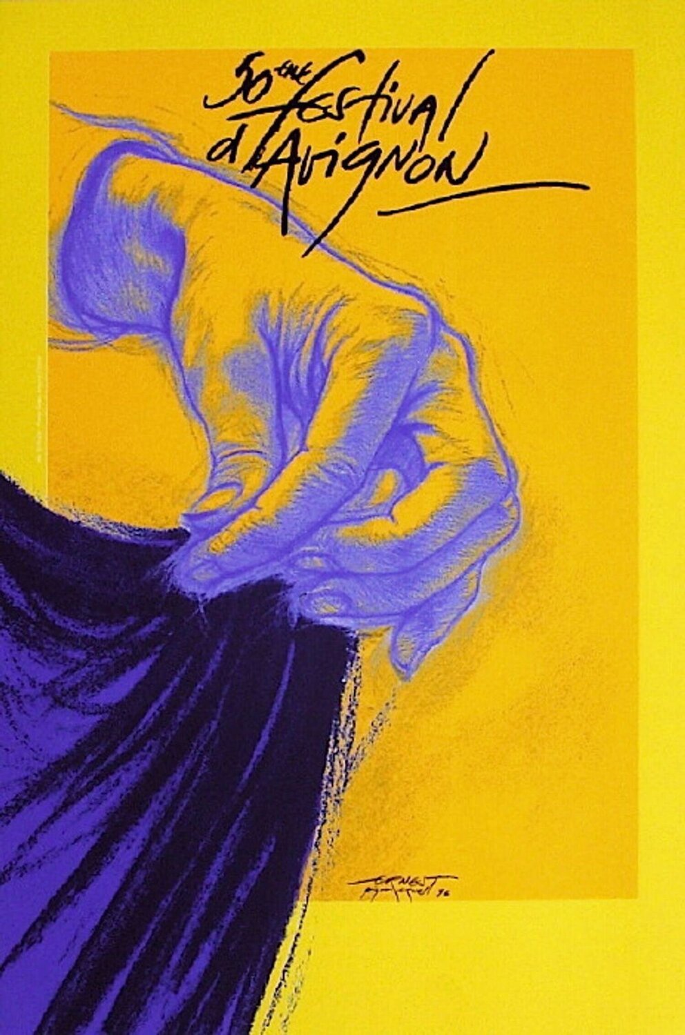 Festival d'Avignon 1996 Ernest Pignon-Ernest Druck zu verkaufen