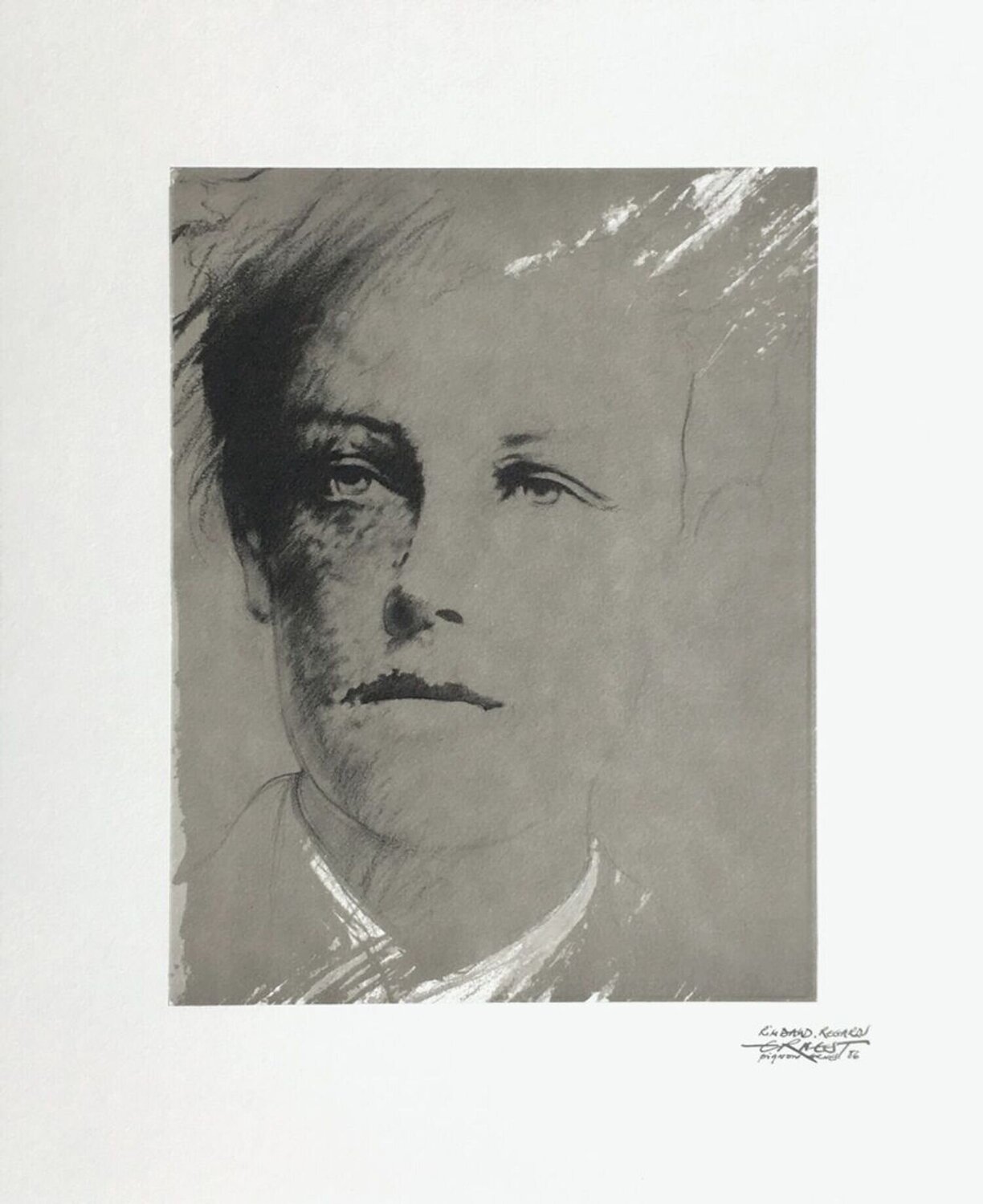Rimbaud variations III Ernest Pignon-Ernest Stampa in vendita