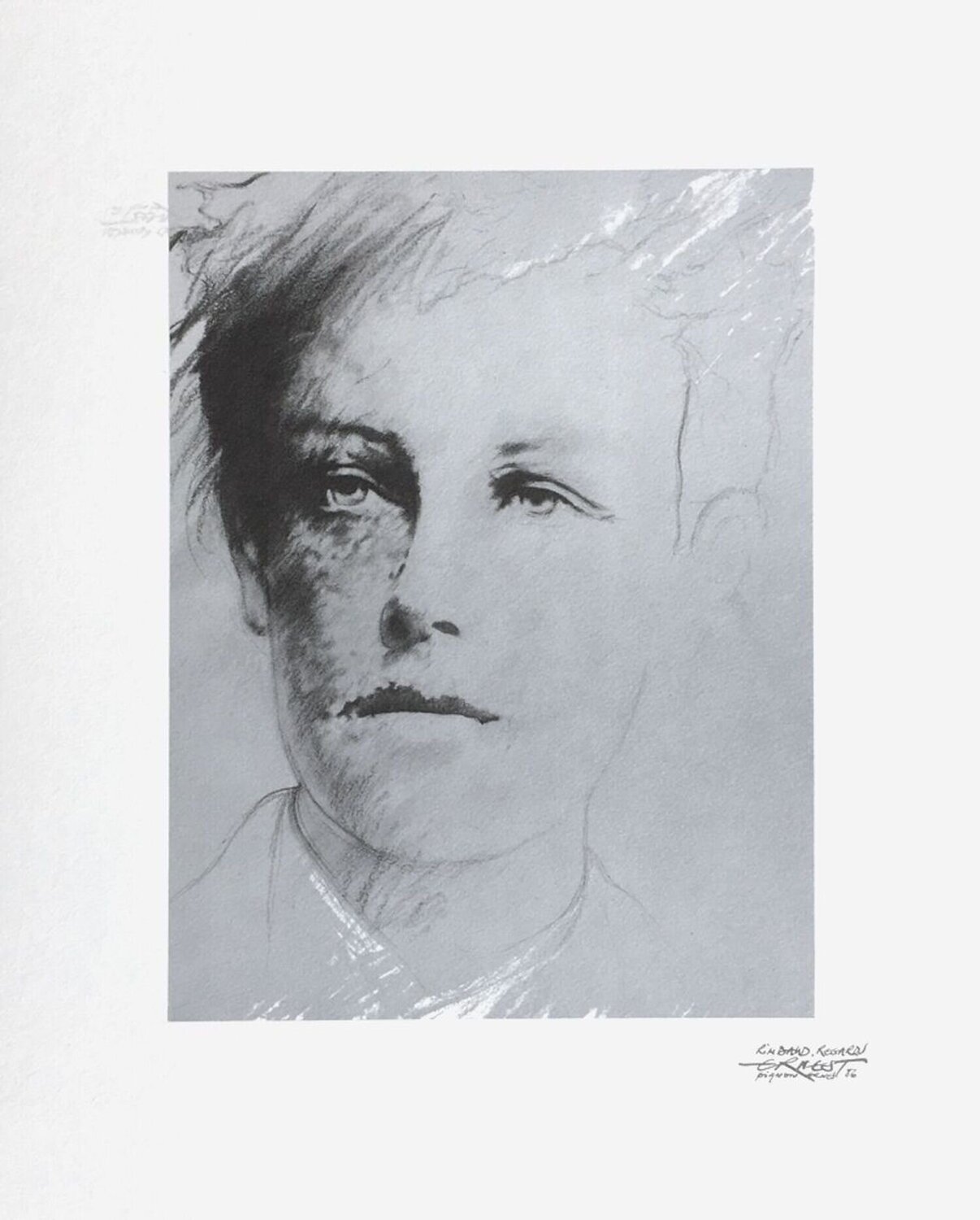 Rimbaud variations XIII Ernest Pignon-Ernest Stampa in vendita