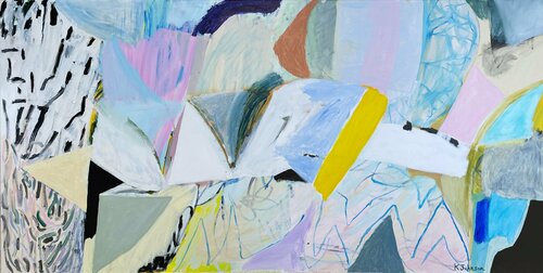 White Lavender di Kaitlin Johnson, Pittura in vendita su Singulart