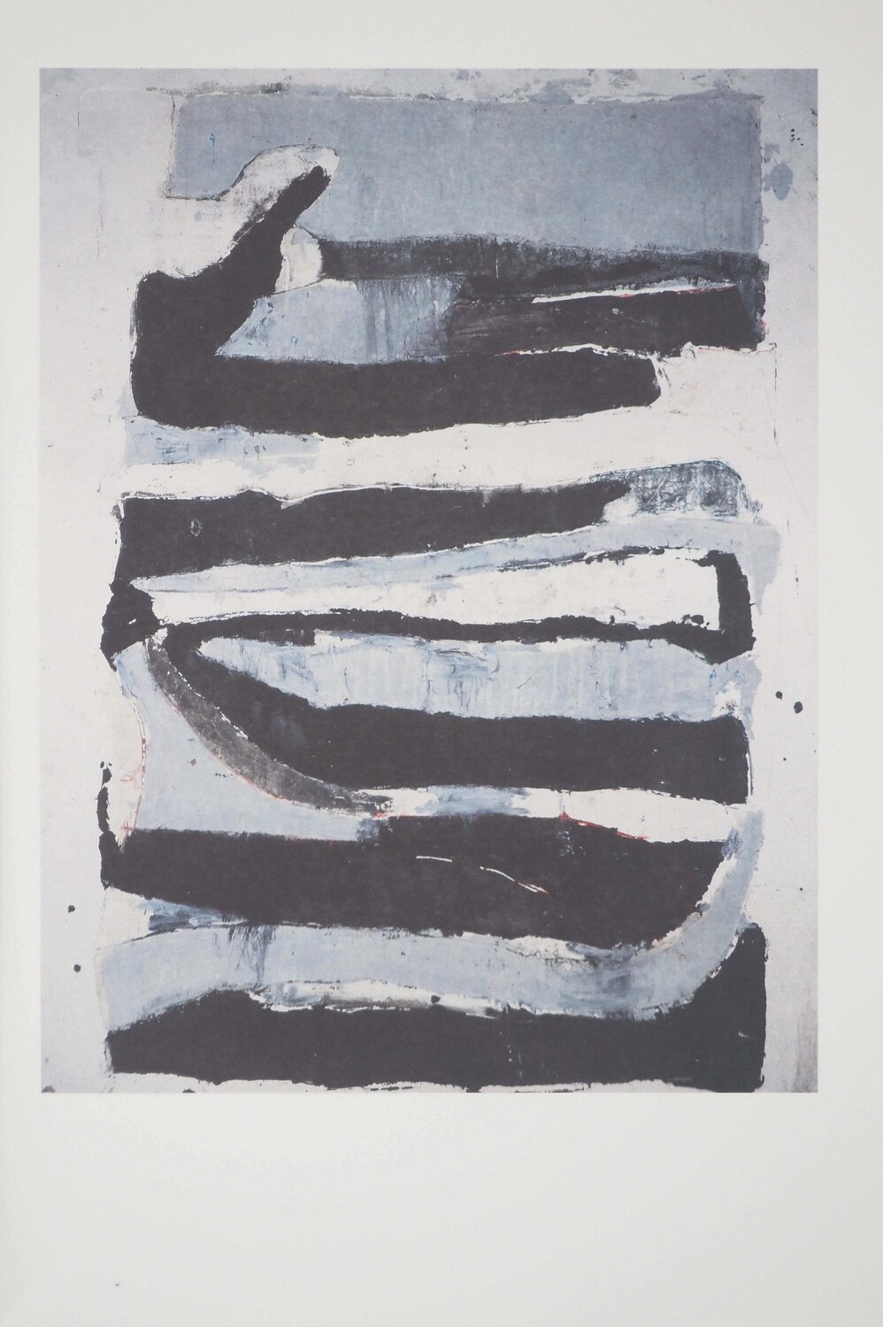 Composition Support-Surface Jean-Pierre Pincemin Print for sale