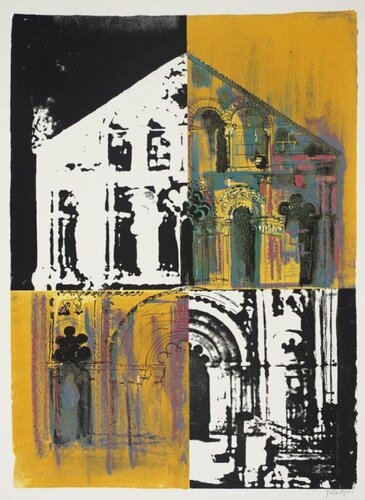 Petit Palais White and Yellow by John Piper, 版画 for Sale on Singulart