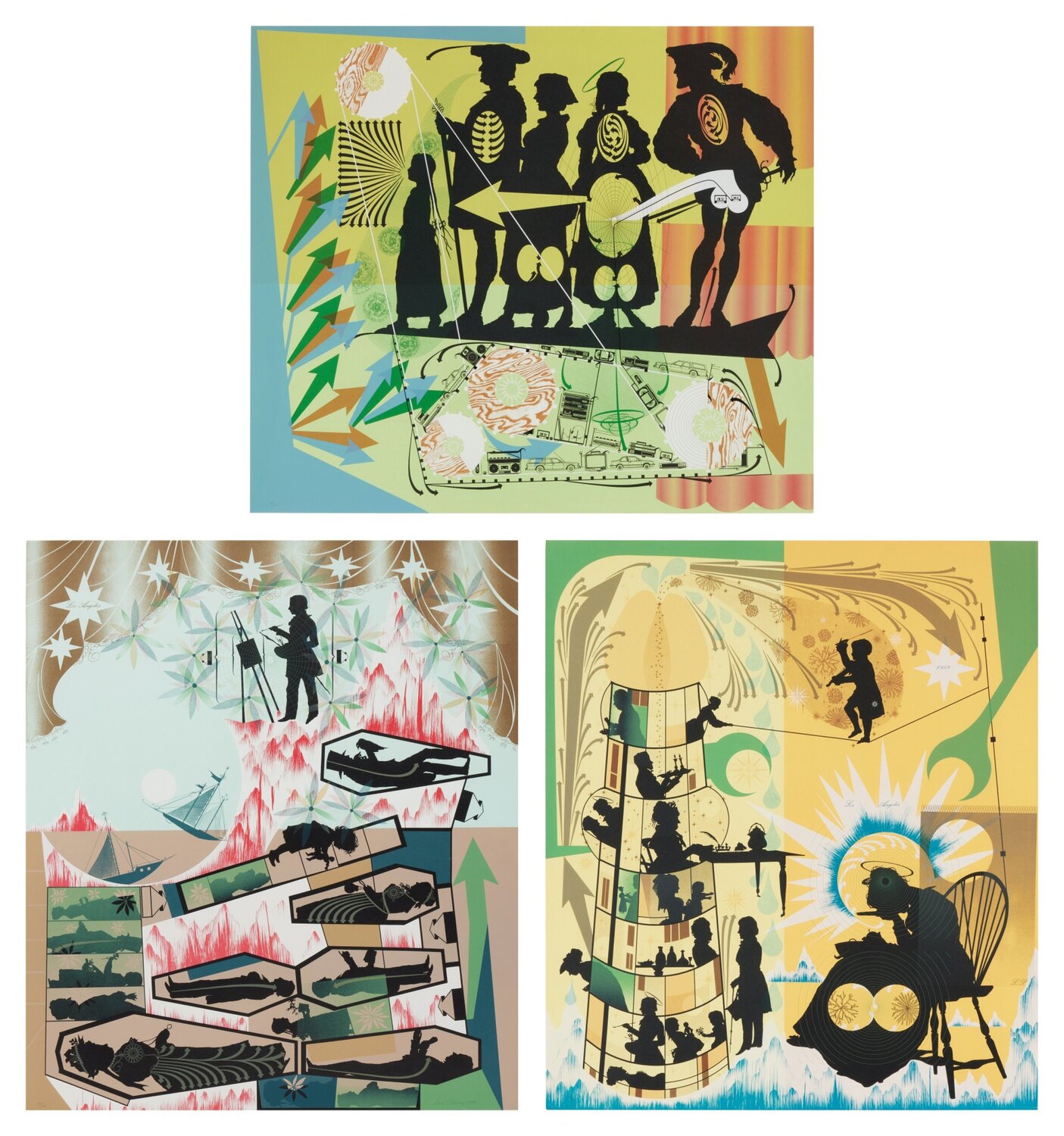 Three Prints Lari Pittman