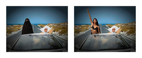 Thelma and Louise by Cecile Plaisance, Print for Sale on Singulart