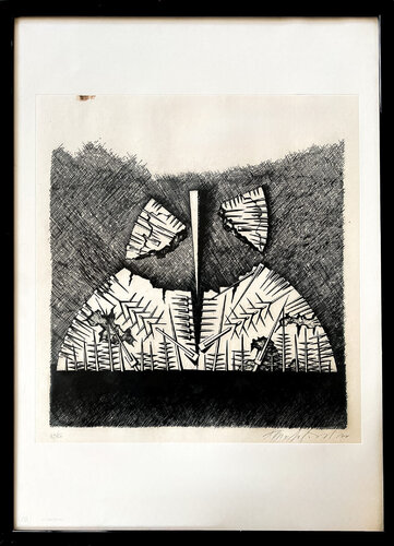 La rottura nella forma solare by Arnaldo Pomodoro, Print for Sale on Singulart