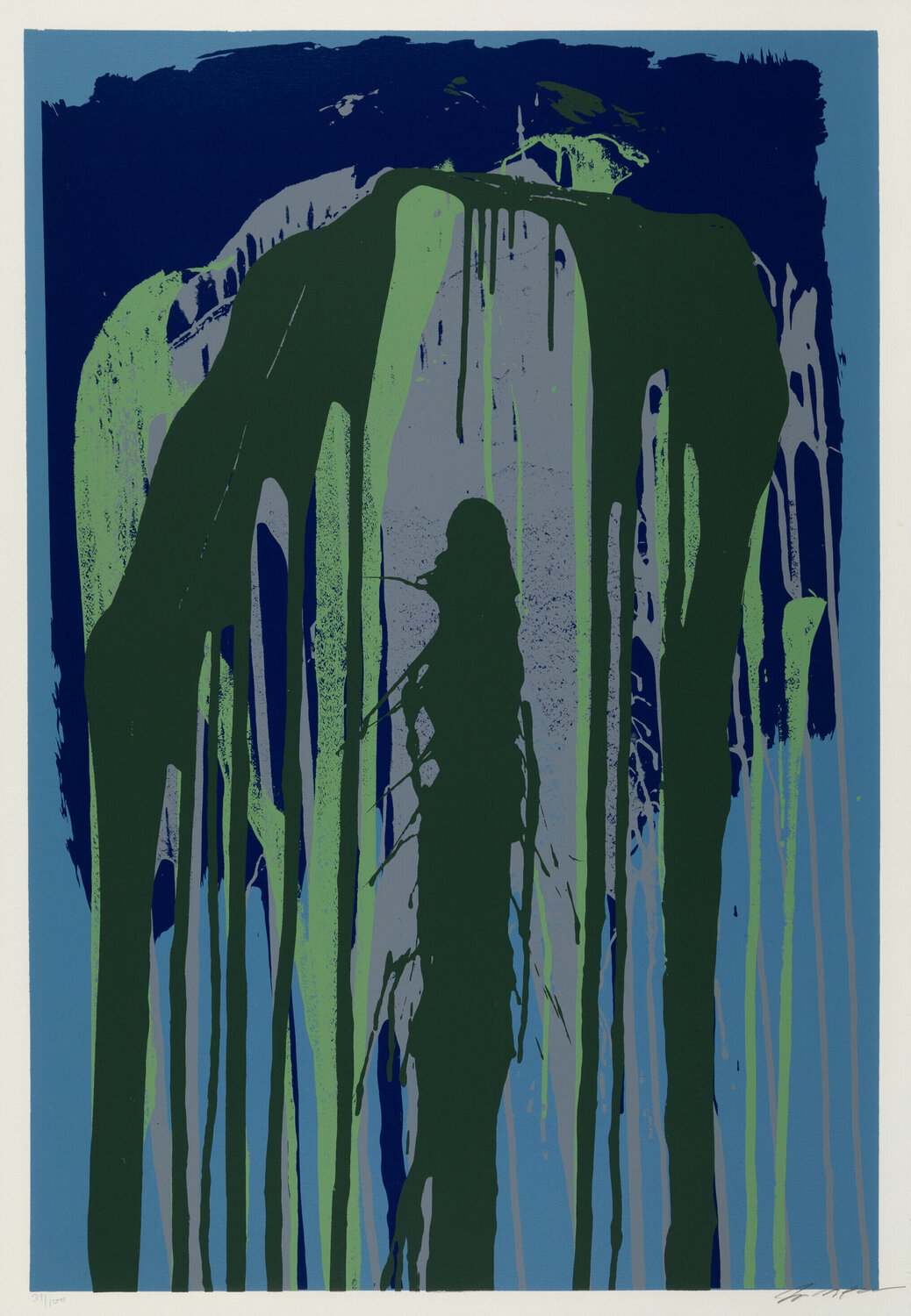 Series 1 Larry Poons Stampa in vendita