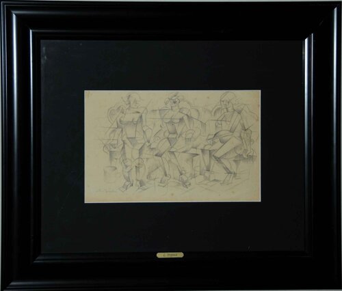 Figures by Liubov Popova, Work on Paper for Sale on Singulart