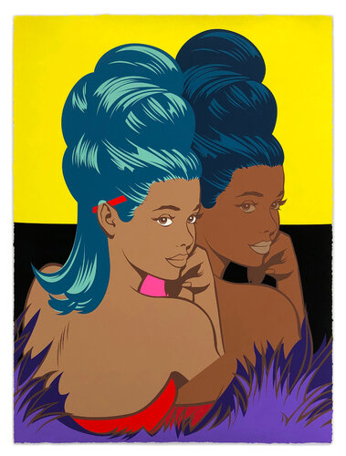 Betty (B), large hand signed screen print di POSE, Stampa in vendita su Singulart