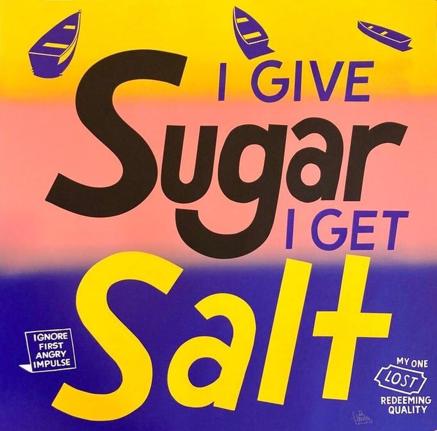 Sugar and Salt Stephen Powers Stampa in vendita