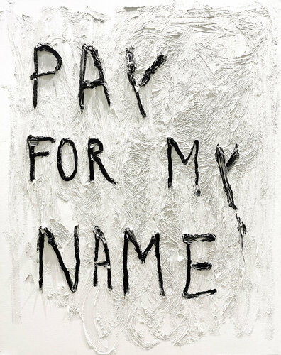 pay for my name van Kamile Lukrecija Lukosiute, Schilderij te koop op Singulart