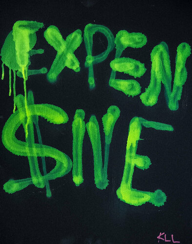 expensive par Kamile Lukrecija Lukosiute, Peinture en vente sur Singulart