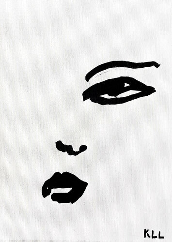 Lucky Number 8 par Kamile Lukrecija Lukosiute, Peinture en vente sur Singulart