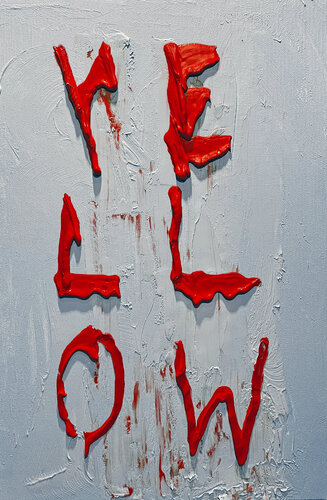 yellow de Kamile Lukrecija Lukosiute, Pintura a la venta en Singulart