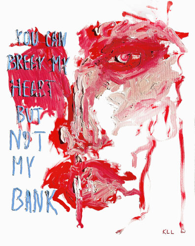 break my heart by Kamile Lukrecija Lukosiute, Painting for Sale on Singulart