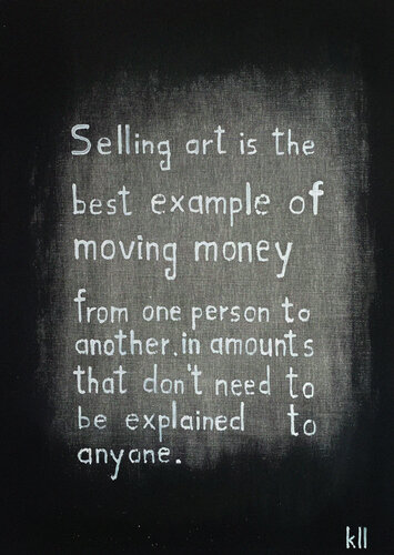 Money Moves de Kamile Lukrecija Lukosiute, Pintura a la venta en Singulart