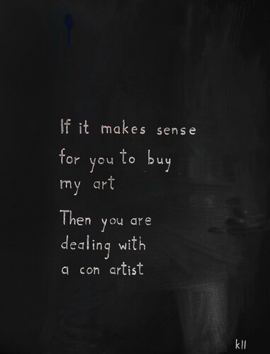 con artist von Kamile Lukrecija Lukosiute, Malerei kaufen auf Singulart