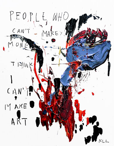 People Who 02 by Kamile Lukrecija Lukosiute, Painting for Sale on Singulart