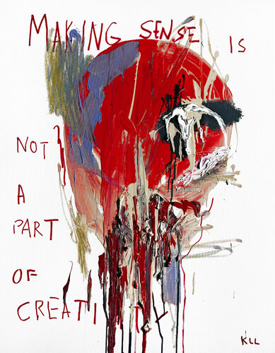 making sense de Kamile Lukrecija Lukosiute, Pintura a la venta en Singulart