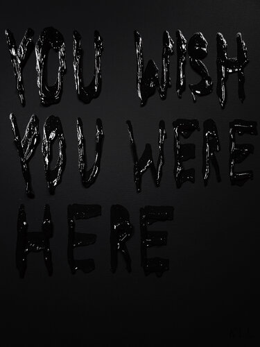YOU WISH YOU WERE HERE par Kamile Lukrecija Lukosiute, Peinture en vente sur Singulart