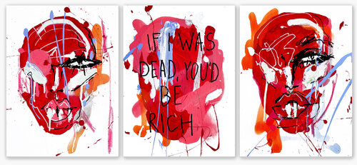 If I was Dead van Kamile Lukrecija Lukosiute, Schilderij te koop op Singulart