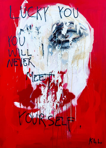 lucky you de Kamile Lukrecija Lukosiute, Pintura a la venta en Singulart
