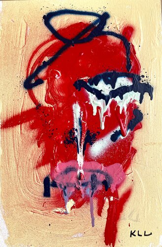 face zero one de Kamile Lukrecija Lukosiute, Pintura a la venta en Singulart