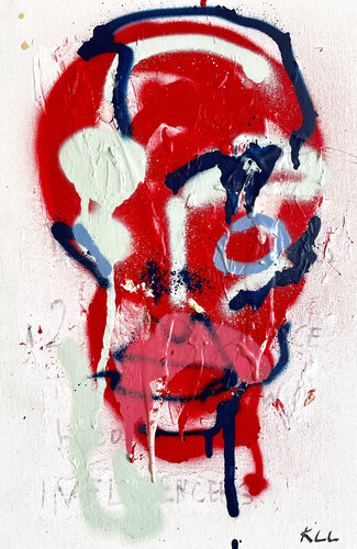 face zero three de Kamile Lukrecija Lukosiute, Pintura a la venta en Singulart