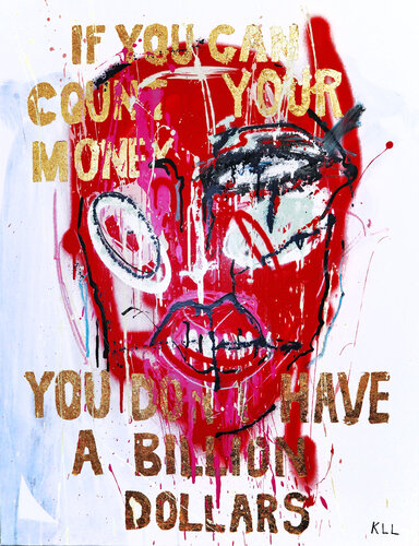 billion dollars par Kamile Lukrecija Lukosiute, Peinture en vente sur Singulart