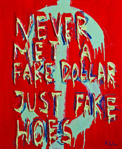 fake ho par Kamile Lukrecija Lukosiute, Peinture en vente sur Singulart