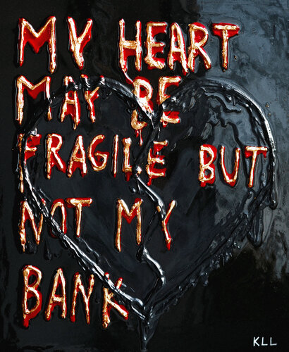 fragile heart von Kamile Lukrecija Lukosiute, Malerei kaufen auf Singulart