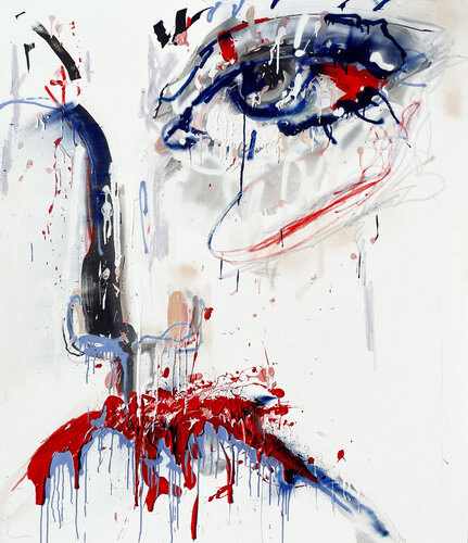 behind the eyes par Kamile Lukrecija Lukosiute, Peinture en vente sur Singulart