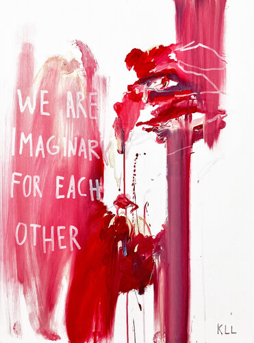 imaginary friends van Kamile Lukrecija Lukosiute, Schilderij te koop op Singulart