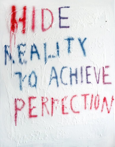 hide reality von Kamile Lukrecija Lukosiute, Malerei kaufen auf Singulart