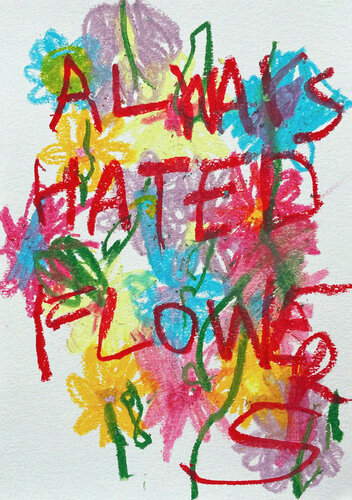 always hated flowers by Kamile Lukrecija Lukosiute, Painting for Sale on Singulart
