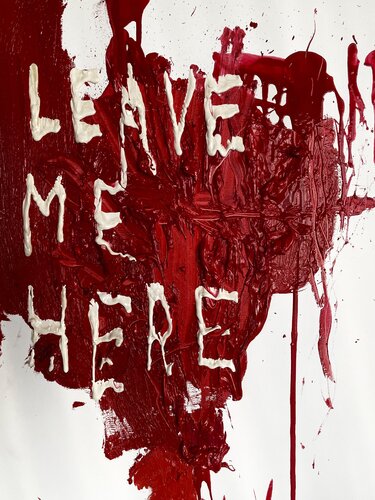 LEAVE ME HERE par Kamile Lukrecija Lukosiute, Peinture en vente sur Singulart