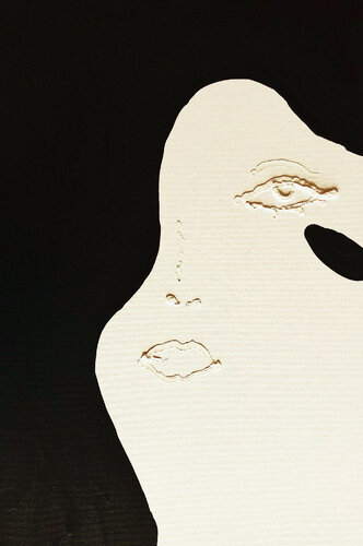 halfaced no.2 di Kamile Lukrecija Lukosiute, Pittura in vendita su Singulart