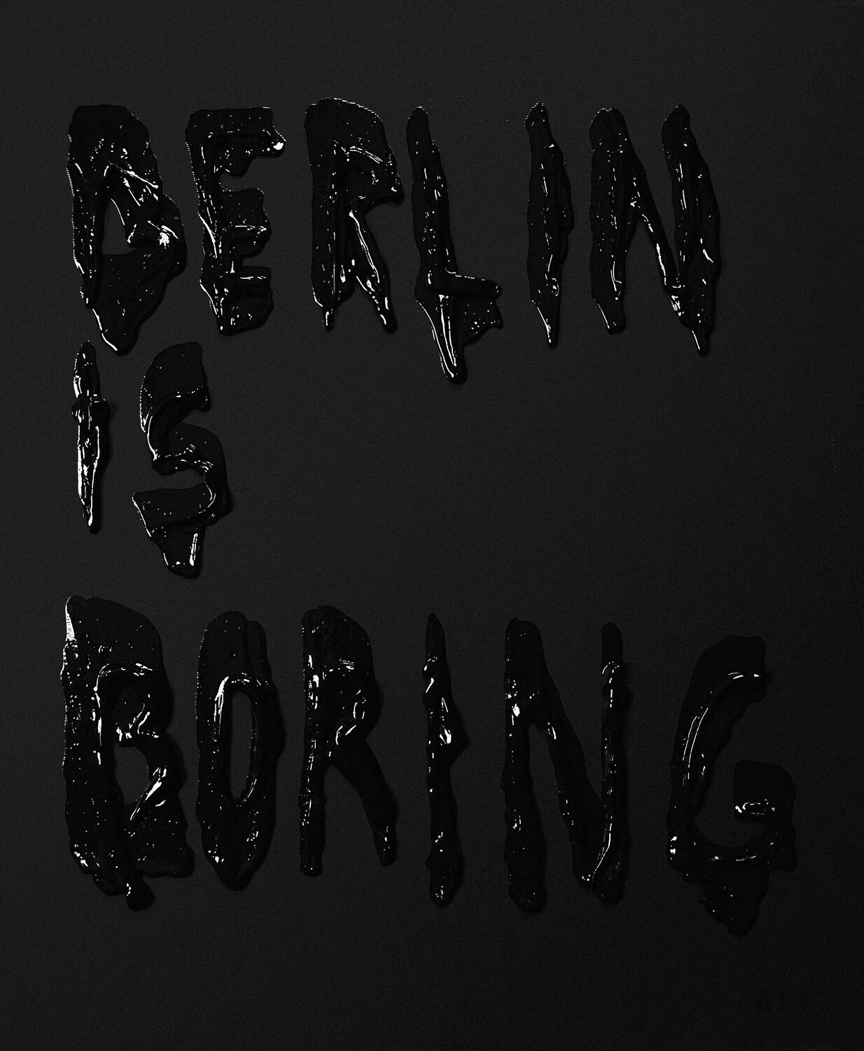 Berlin is Boring Kamile Lukrecija Lukosiute Dipinto originale in vendita