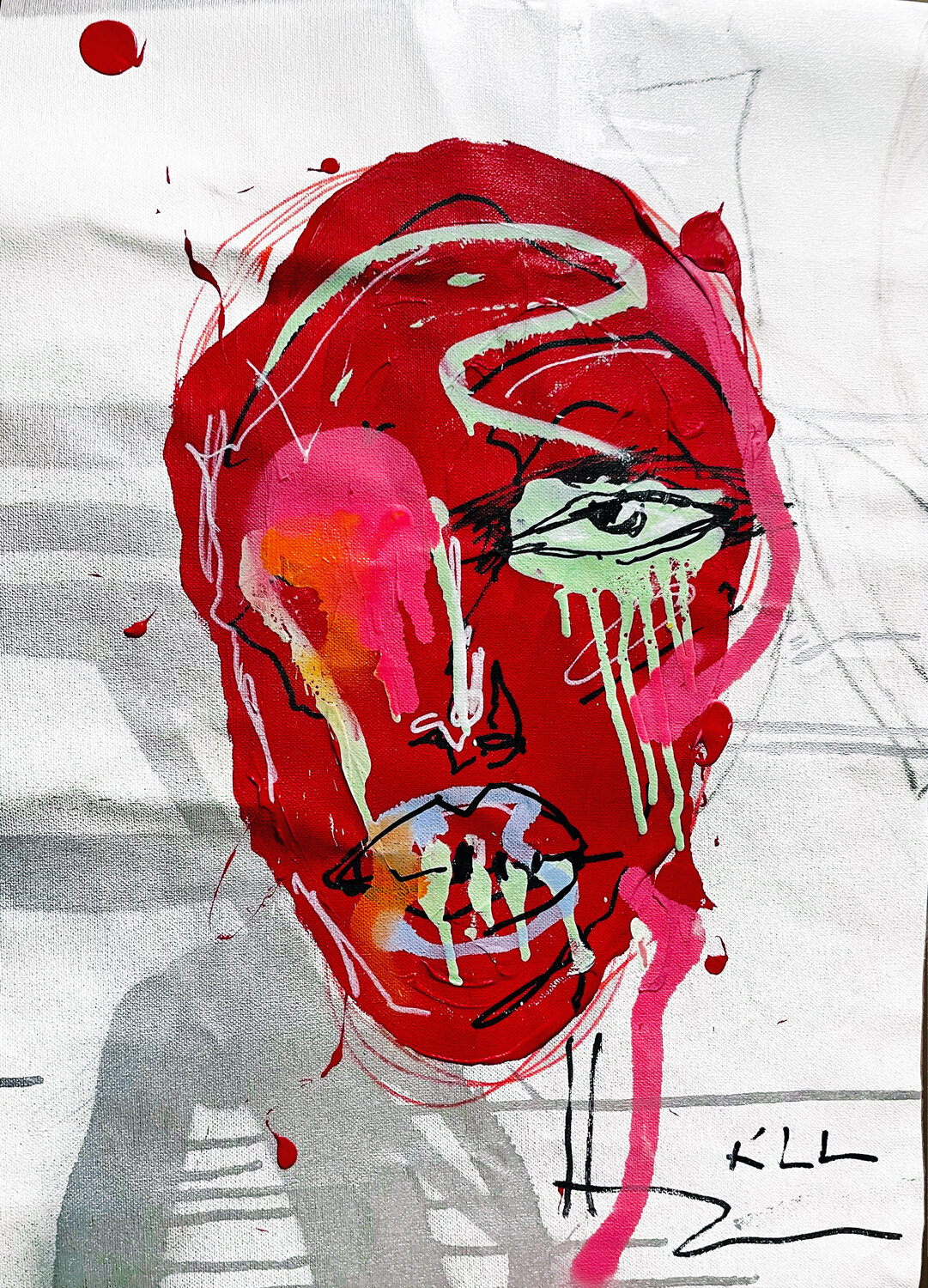 Sketch 7 Kamile Lukrecija Lukosiute Peinture originale à vendre