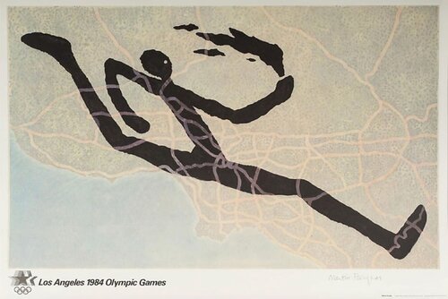 Martin Puryear Hand-Signed 1984 Los Angeles Olympics Poster by Martin Puryear, Print for Sale on Singulart