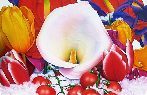White Mist van Marc Quinn, Schilderij te koop op Singulart