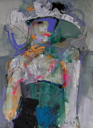 New hat di Viktor Sheleg, Opera su carta in vendita su Singulart