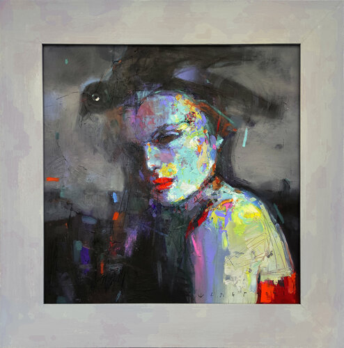 Night Bird von Viktor Sheleg, Malerei kaufen auf Singulart