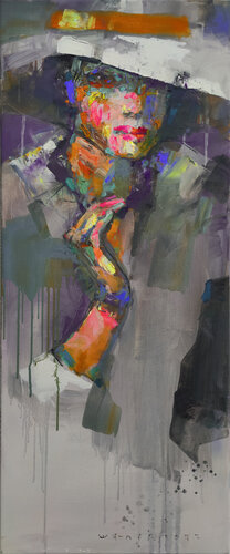 Series of paintings "Summer vibes" "First Feeling" di Viktor Sheleg, Pittura in vendita su Singulart
