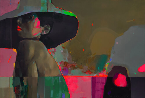 Prominences of the outgoing summer di Viktor Sheleg, Pittura in vendita su Singulart