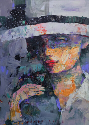 MISTY MINT von Viktor Sheleg, Malerei kaufen auf Singulart